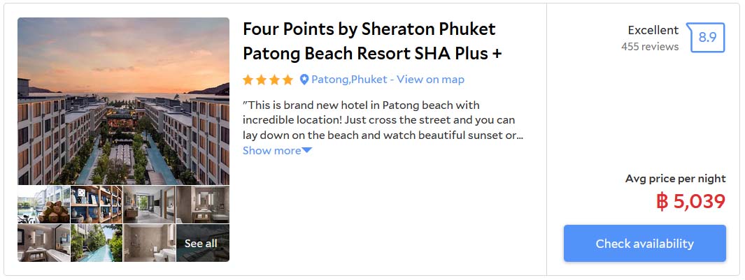 Four Points by Sheraton Phuket Patong Beach Resort 